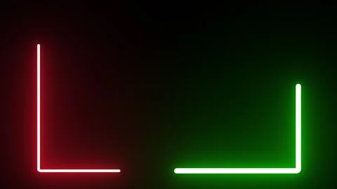 Neon shape spotlight party game Stock Footage 301393421