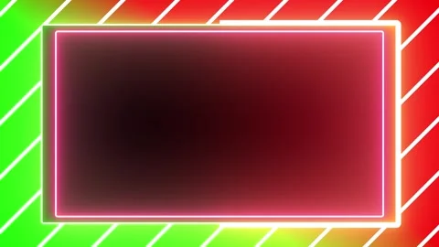 Neon shape spotlight party game Stock Footage 301393432