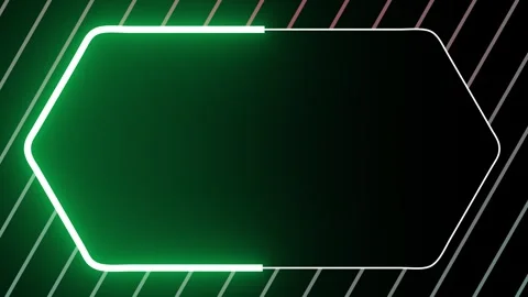 Neon shape spotlight party game Stock Footage 301393446