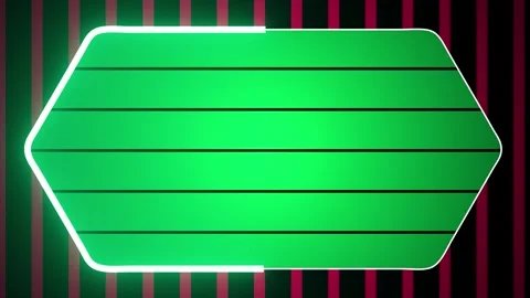 Neon shape spotlight party game Stock Footage 301393448