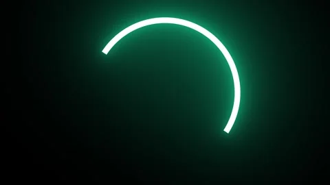 Neon shape spotlight party game Stock Footage 301393452