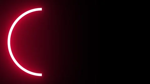 Neon shape spotlight party game Stock Footage 301393457