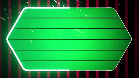 Neon shape spotlight party game Stock Footage 301393465
