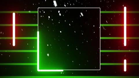 Neon shape spotlight party game Stock Footage 301393486