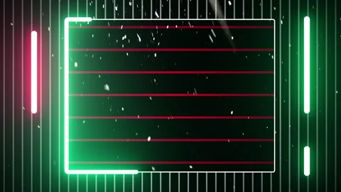 Neon shape spotlight party game Stock Footage 301393501