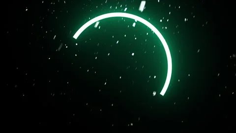 Neon shape spotlight party game Stock Footage 301393504