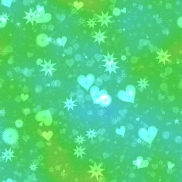 Neon shape symbols generated seamless texture Stock Illustration