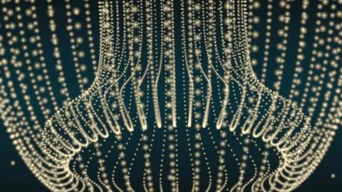 Neon shine thread Stock Illustration