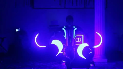 Neon Show Video stock 21247505