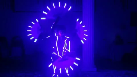 Neon Show Video stock 21247536