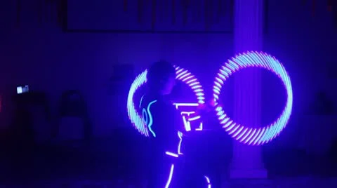 Neon Show Video stock 21247567