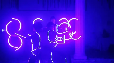 Neon Show Stock Footage 21247738