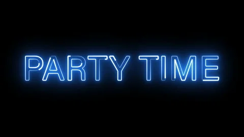 Neon sign animation. Stock Footage 201510497
