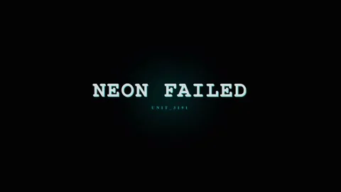 Neon Sign Failure Glitch Effect - Dark Background with Text Stock Footage 331568399