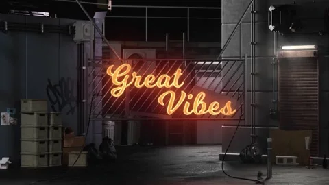 Neon Sign Intro Stock After Effects