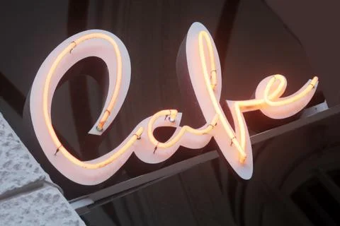 Neon sign Stock Photos