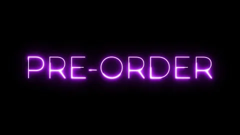 Neon Sign Pre-Order Stock-Footage 287408906