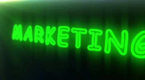 Neon sign, the presentation of Success Video stock 25542706
