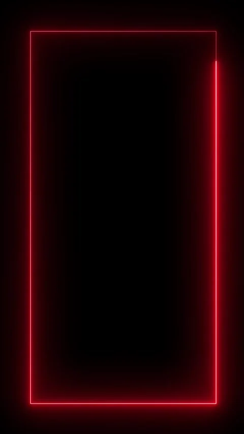 Neon sign red border line background Stock Footage 310344172