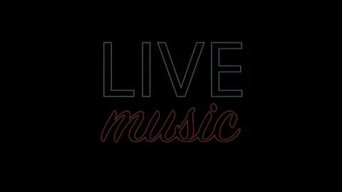 Neon sign switch on with a flicker Video stock 102399385