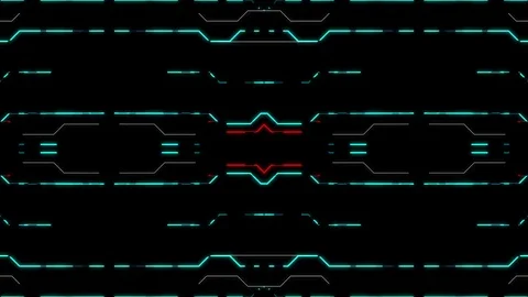 Neon Signals Stock Footage 74510327
