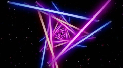 Neon Space 1 Stock Footage 46802465
