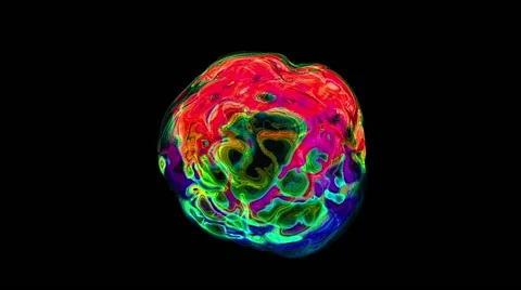 Neon Sphere Video stock 64601333