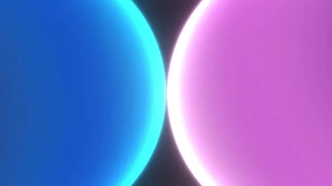 Neon Spheres Transition Loop and Intro Animation Stock Footage 335581840