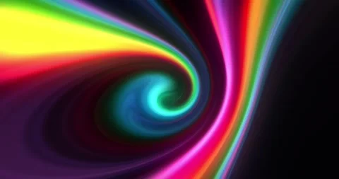 Neon spiral gradient Background. Animated holographic gradient Yellow Pink .. 스톡 동영상 226639917