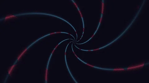 Neon Spiral Light Trails VJ Seamless Loop Stock Footage 340593693