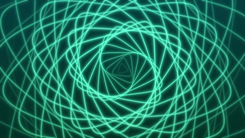 Neon Spiral Vortex Loop 動画素材 316428989