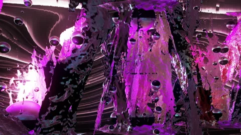 Neon splashes Stock Footage 146236226