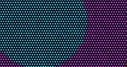Neon split dot grid pattern イラスト素材