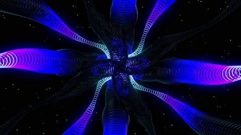 Neon springs Stock Footage 203785815