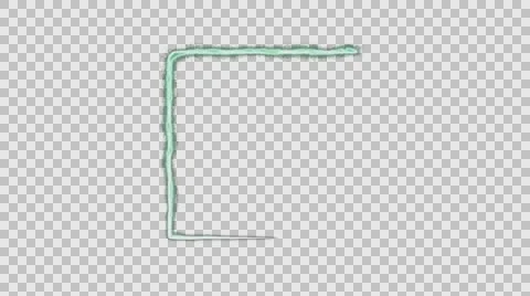 Neon Square, Green Stock Footage 67089458