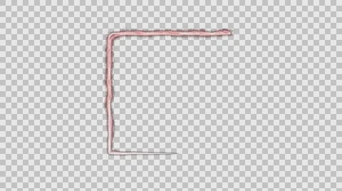 Neon Square, Red Stock Footage 67088357