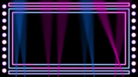 A neon stage-like loop background Stock Footage 311928050
