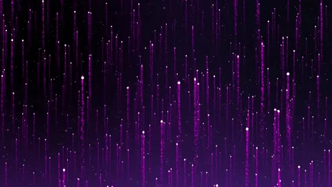 Neon Stage screen background digital data flow. particles streaks with bright Stock Footage 246543969