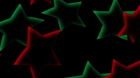 Neon Star Pattern, abstract star background for screensaver Stock Footage 301328110