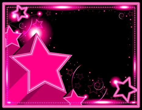 Neon Starburst Background 스톡 일러스트