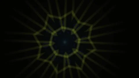 Neon Starburst Design Elements Animation. Stock Footage 335114365