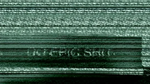 Neon Static: Do Epic Shit in Glitch Art Stock Footage 302481478