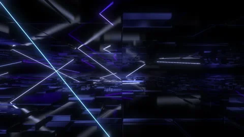 Neon Sticks Stock Footage 145949427