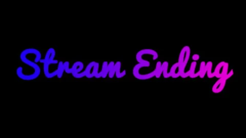 Neon Stream Ending Sign Stock Footage 289388646