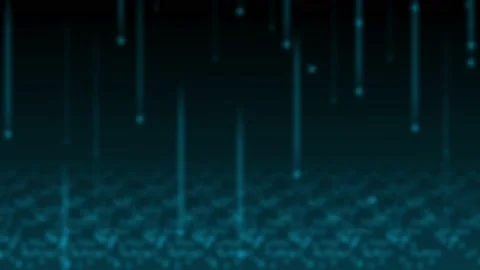 Neon Streaming Blue Lines Animation. Video stock 239511307