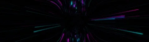 Neon Stripes Widescreen Visual Stock Footage 127415618