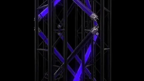 Neon Structures - Seamless VJ Loop Stock Footage 73359585
