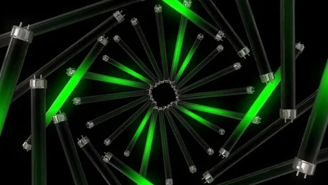 Neon Structures - Seamless VJ Loop Stock Footage 73360394