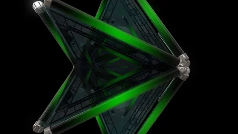 Neon Structures - Seamless VJ Loop Stock Footage 73360816