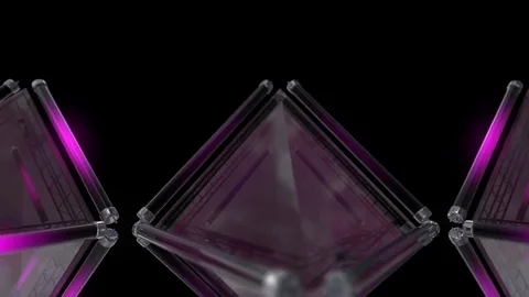 Neon Structures - Seamless VJ Loop Stock Footage 73360885